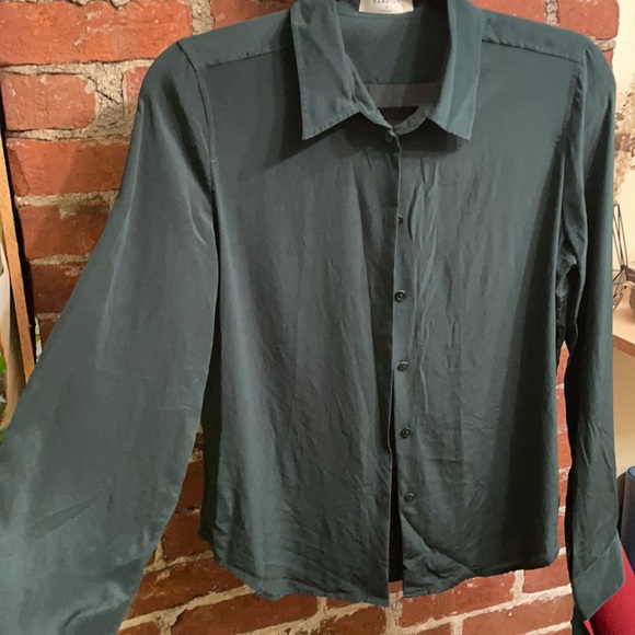 Babaton Chiffon Dress Shirt - Picture 3 of 4